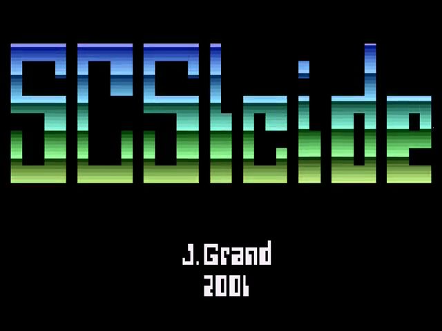 Scsicide (Homebrew) — Title screen
